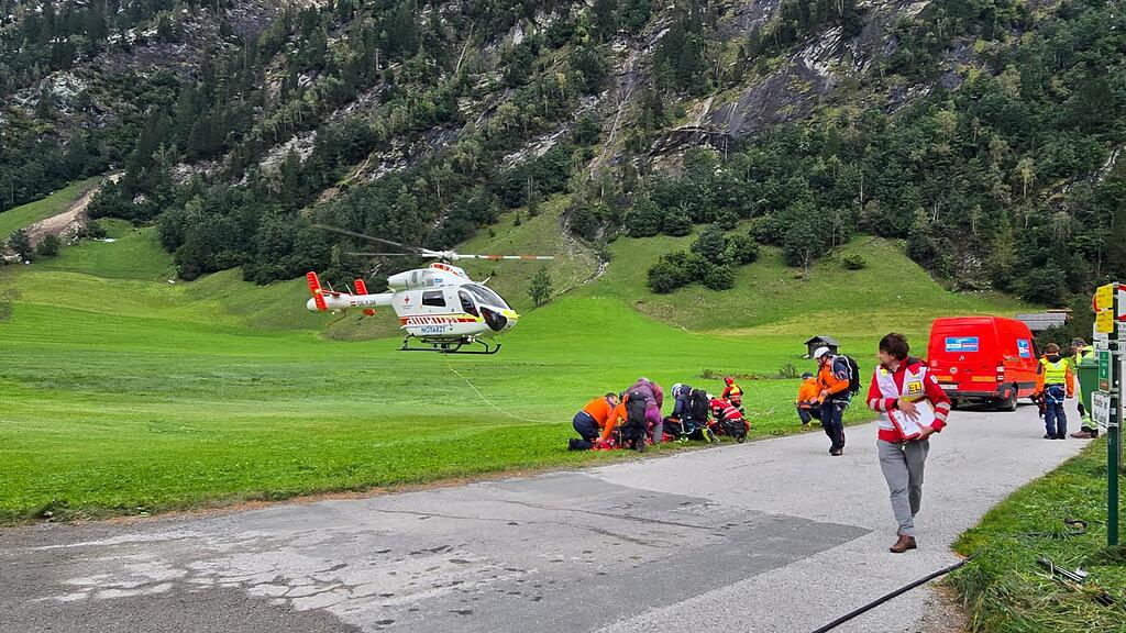 Einsatz nach Lawinenabgang in Hüttschlag