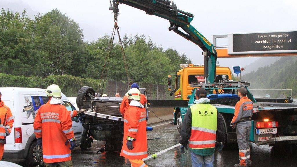 Crash auf der A10