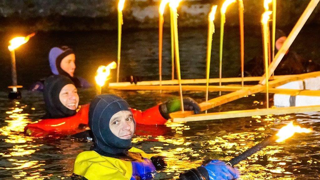Adventschwimmen in Hallein