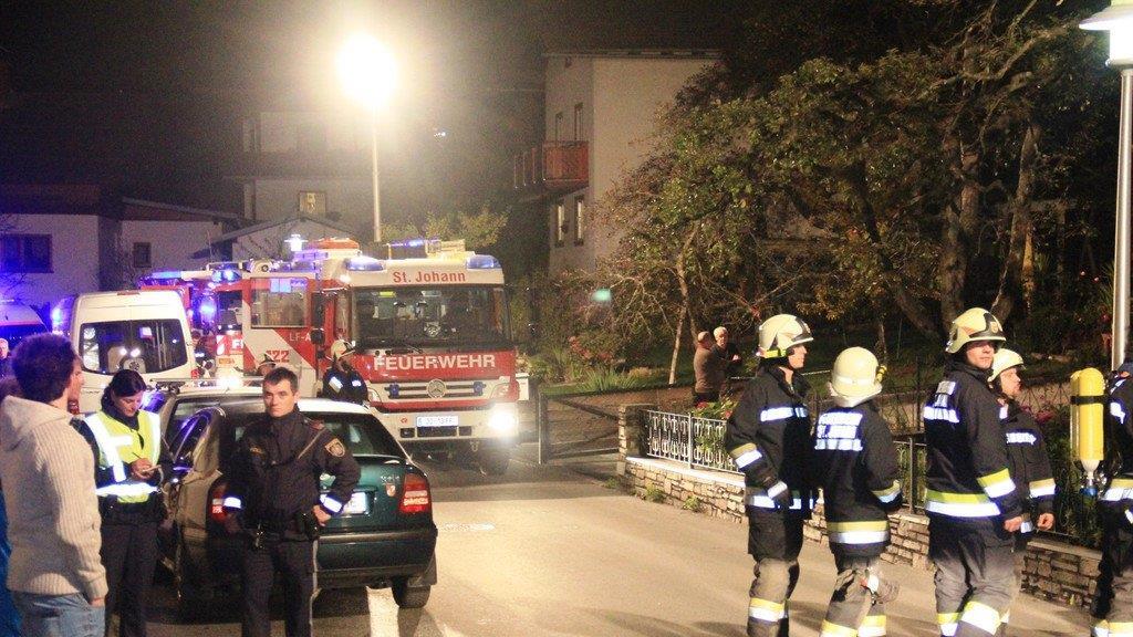Fernseher in Flammen