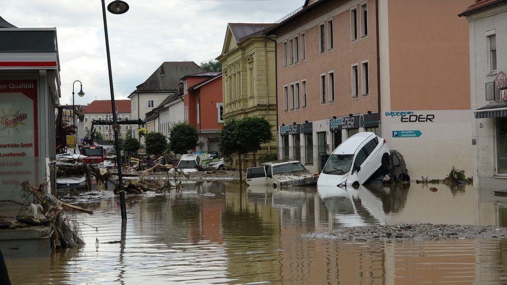 Hochwasser in Simbach am Inn