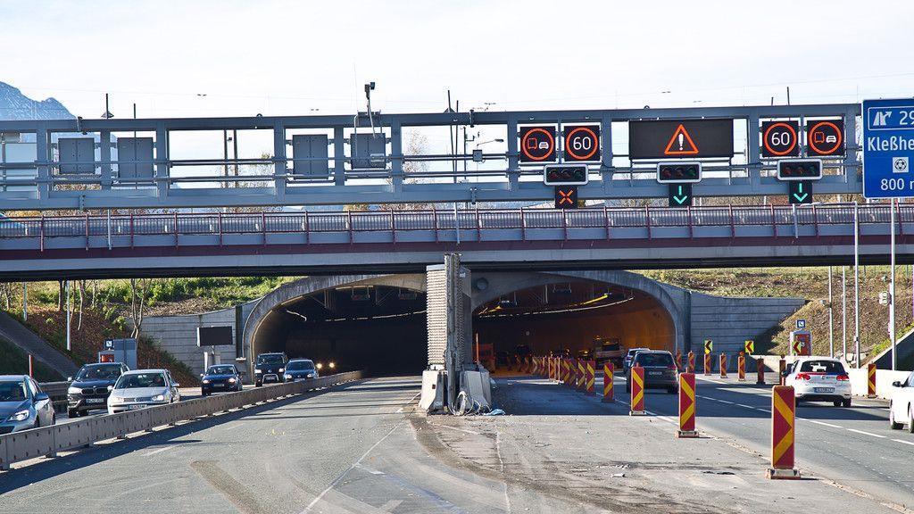 Lieferinger Tunnel wieder offen