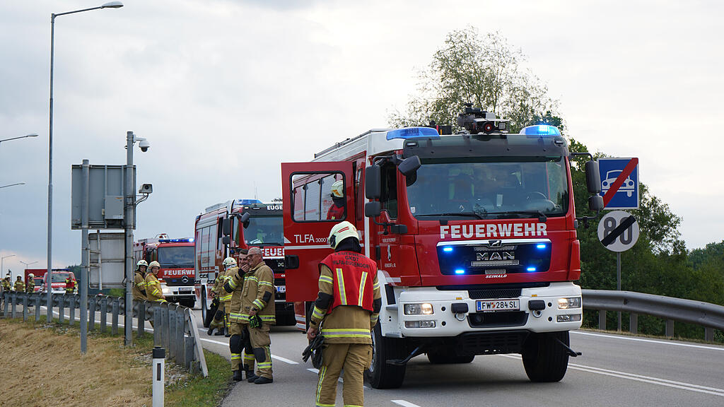Feuerwehr-Übung Umfahrungstunnel Henndorf