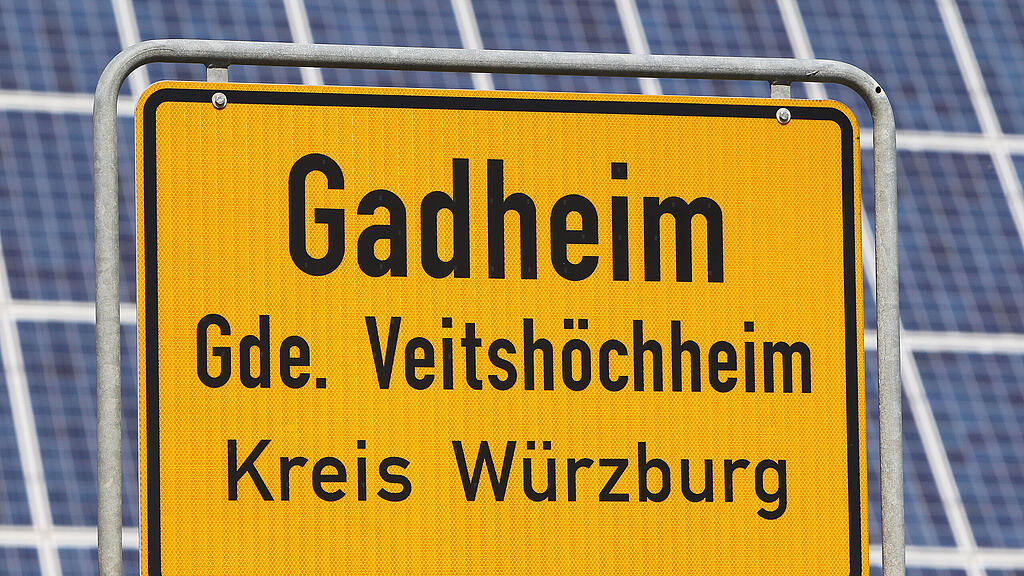 Gadheim bei Würzburg, Mittelpunkt der EU