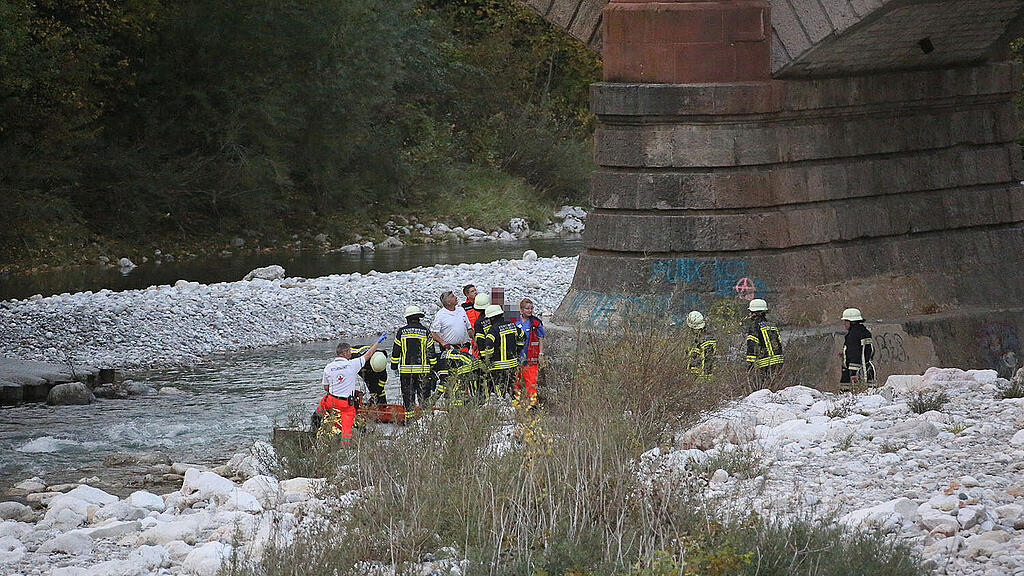 Bad Reichenhall, Saalach, Luitpoldbrücke