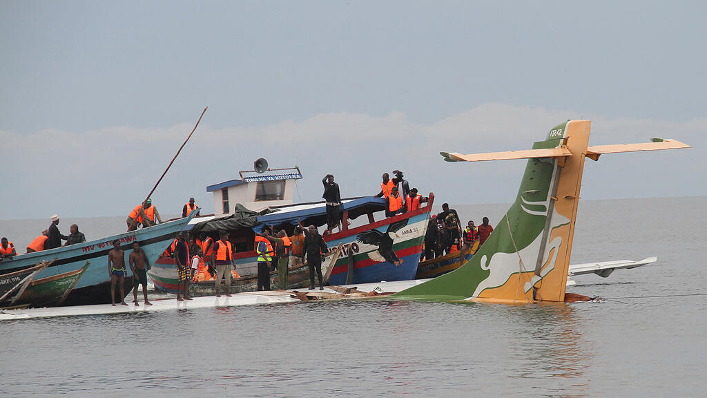 Flugzeug stürzt in Victoriasee