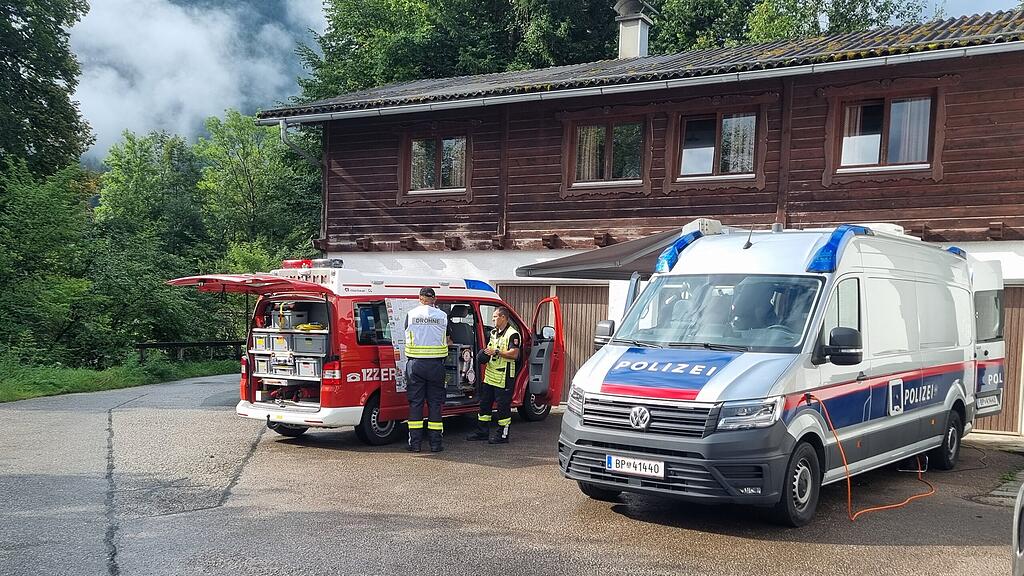 Suchaktion auf der Katrin in Bad Ischl