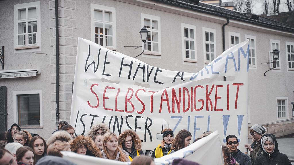 Protestmarsch BORG Oberndorf