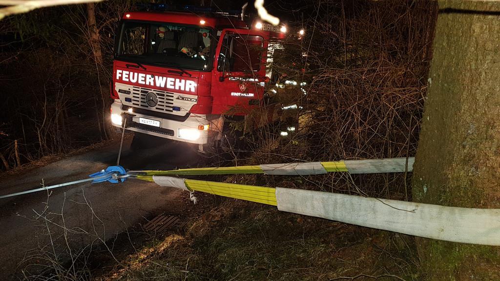 Traktorabsturz in Adnet