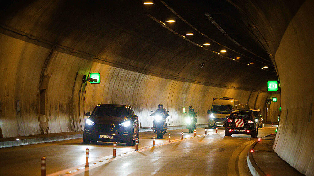 Tunnelbaustelle A10