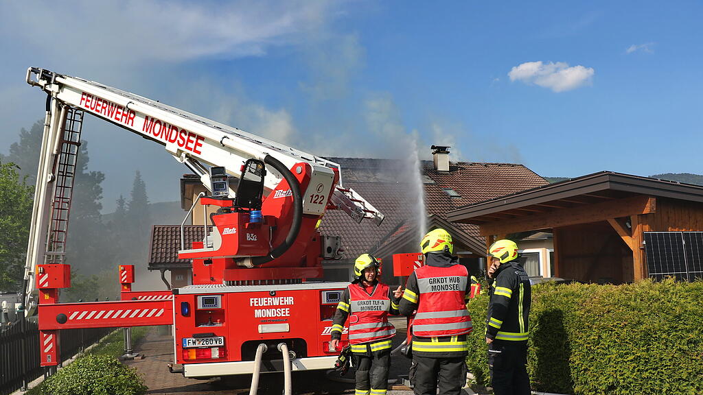 Dachstuhlbrand in St. Lorenz