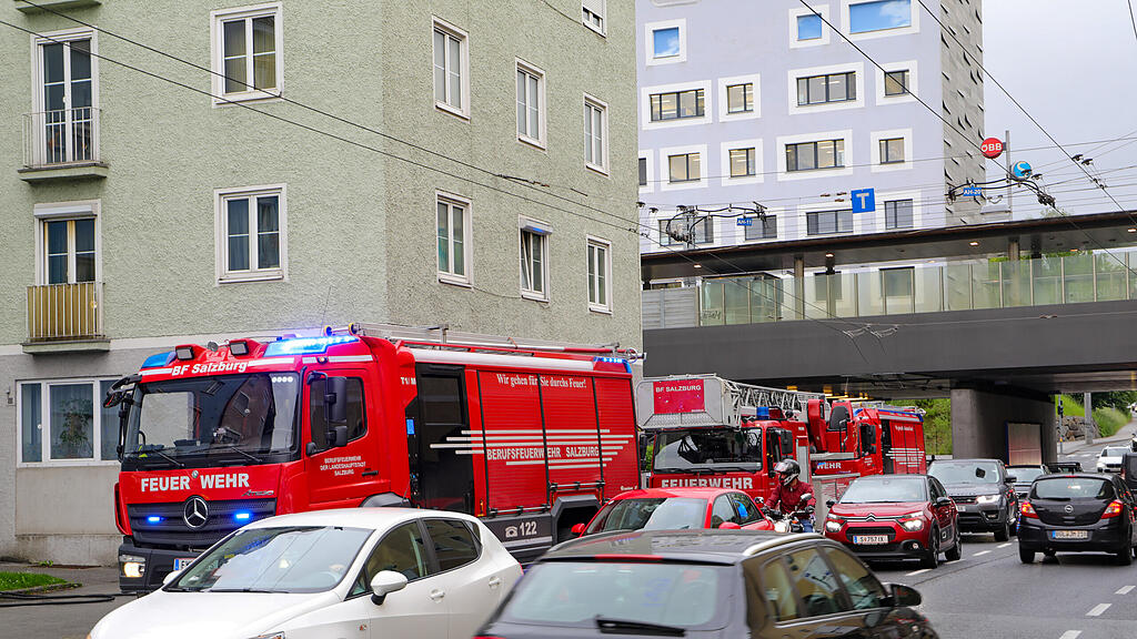 Brand in Lokal in der Stadt Salzburg