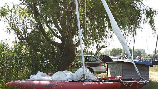 Mehrere Boote sind im Einsatz