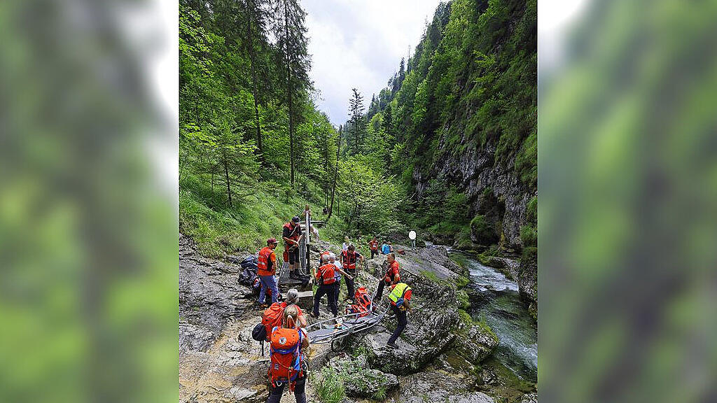 Sturz Weißbachschlucht