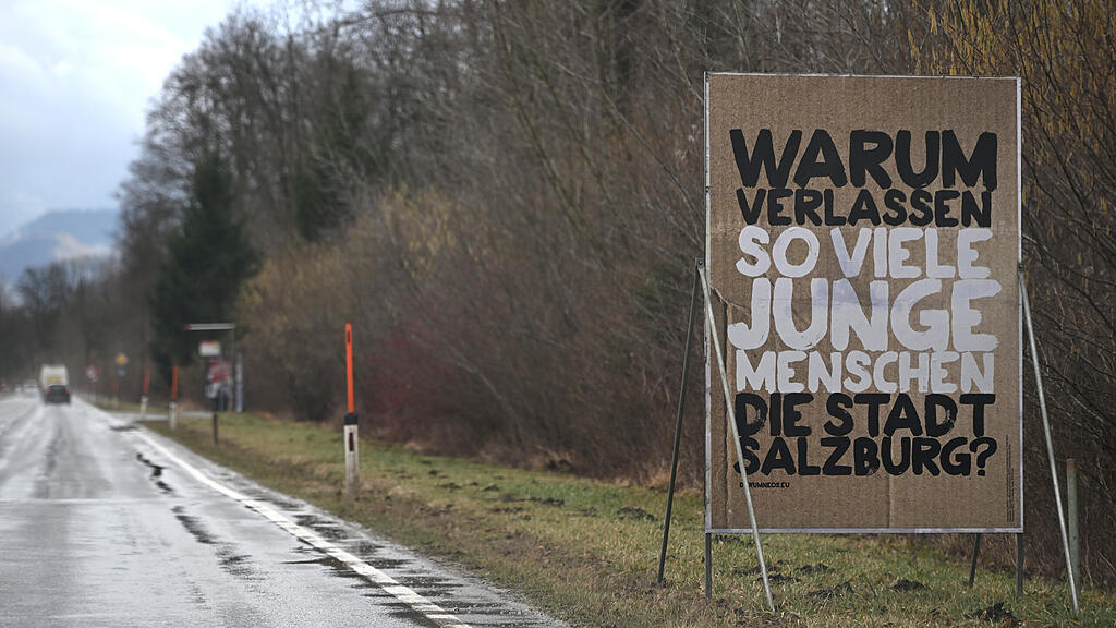 Gemeindewahl: Wahlplakate in Salzburg-Stadt