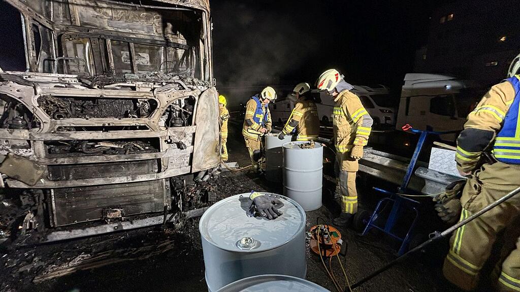 Lkw-Brand am Walserberg