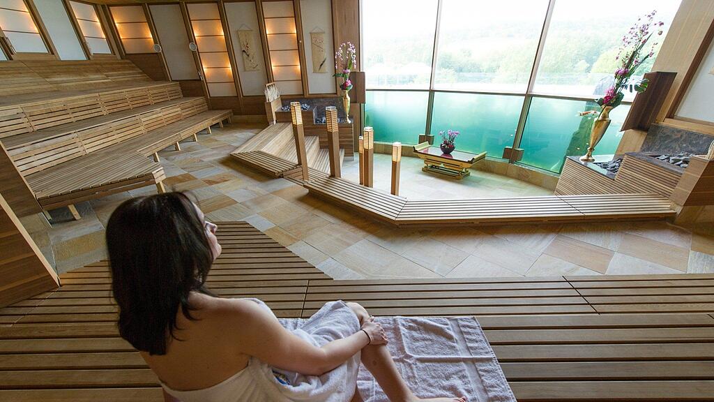 In der Sauna lässt es sich gut entspannen.