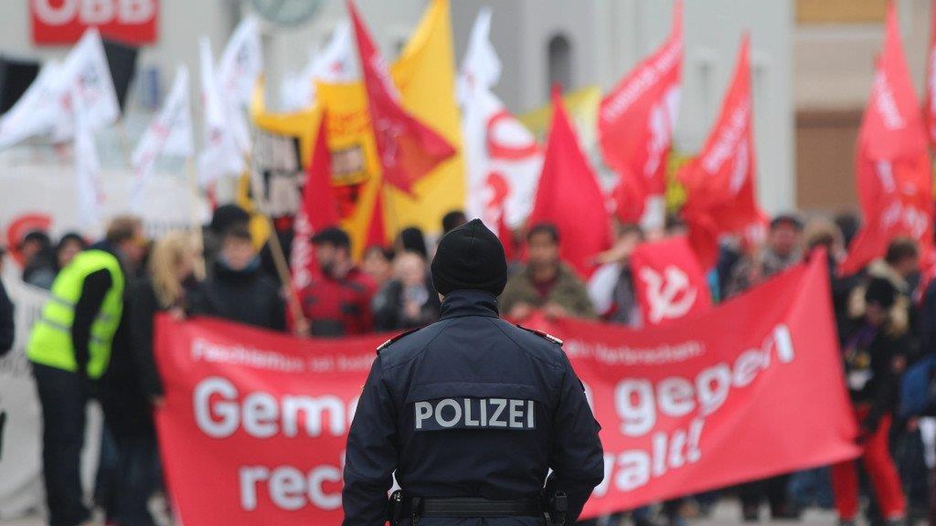 Demo gegen Rechts in Braunau