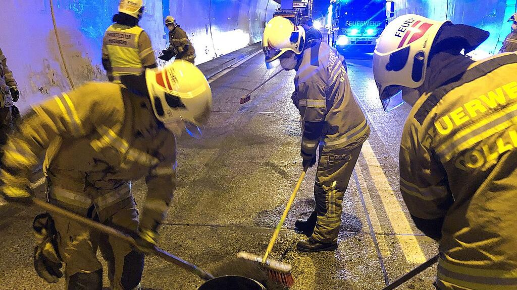 Unfall im Hiefler Tunnel