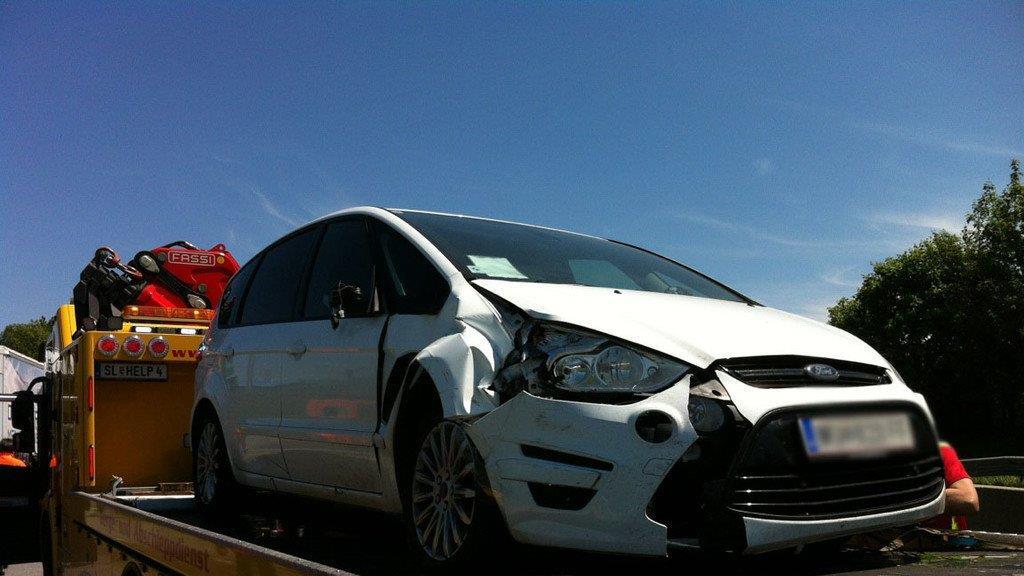 Lkw-Crash auf A1