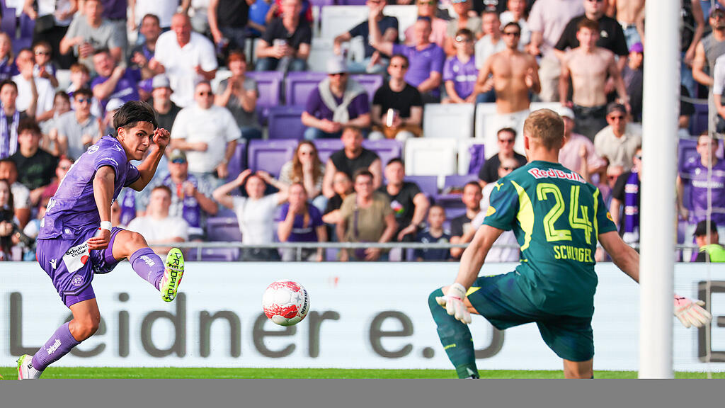 Red Bull Salzburg gegen Austria Wien