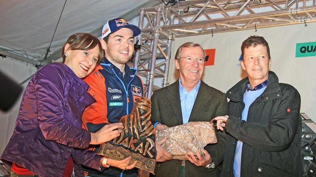 Dakar-Champion Matthias Walkner wird in Kuchl gefeiert I