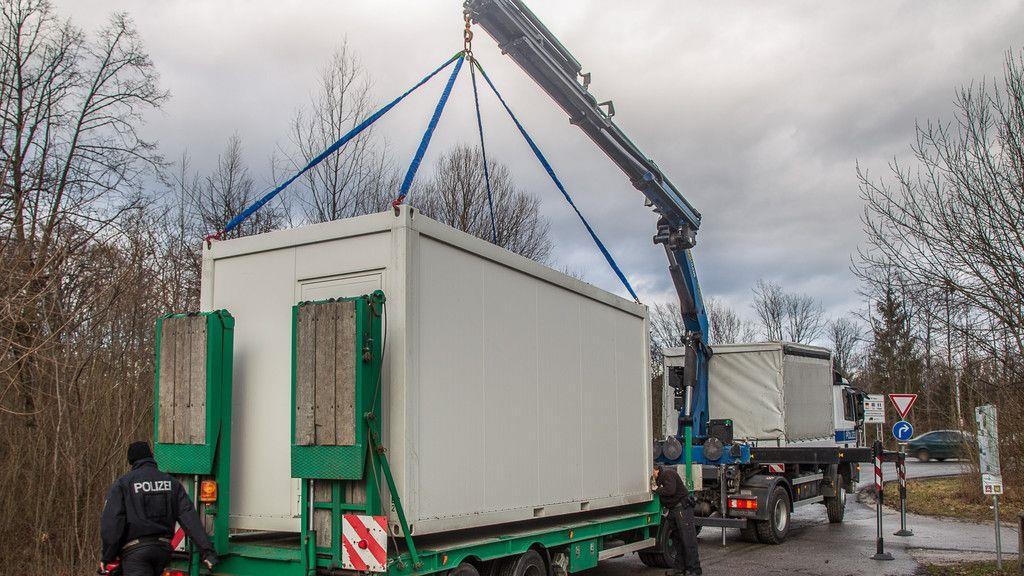 Grenzübergang Freilassing: Container entfernt