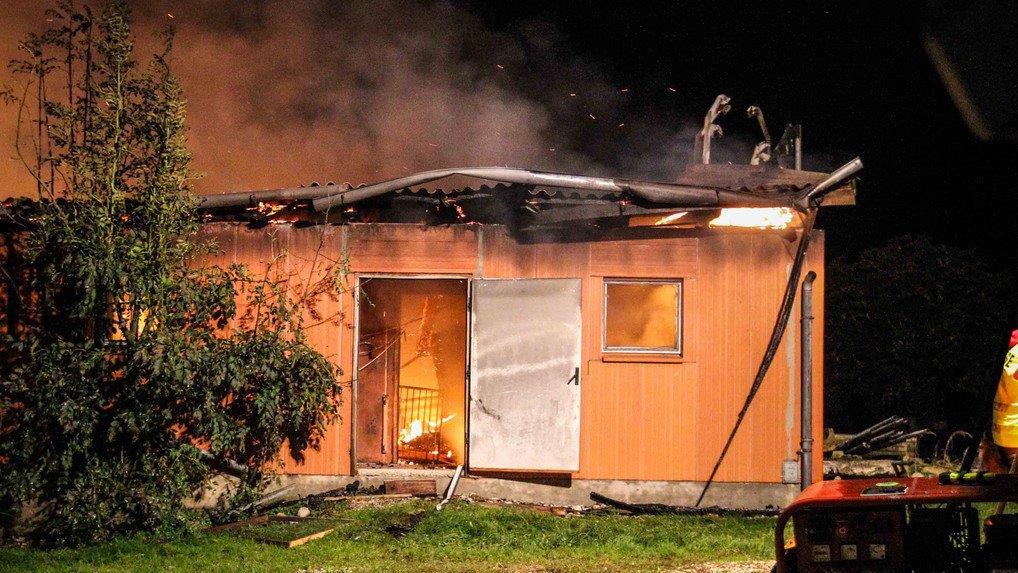 Großbrand in Weng