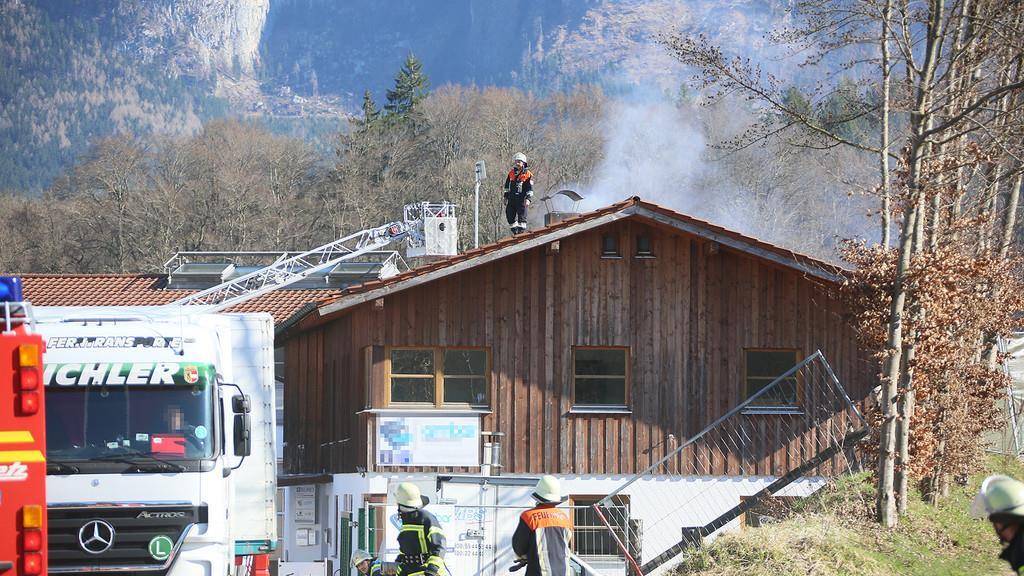 Dachstuhlbrand in Bad Reichenhall