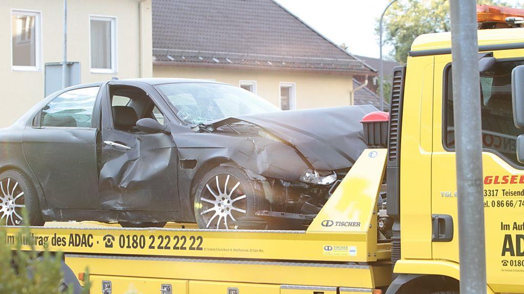 Bilder der Unfallstelle in Freilassing