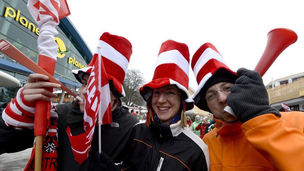 Fanstimmung in Schladming