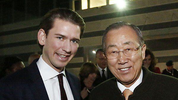 Kurz empfing Ban am Flughafen