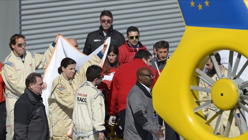 Alonso nach Unfall bei Tests im Krankenhaus
