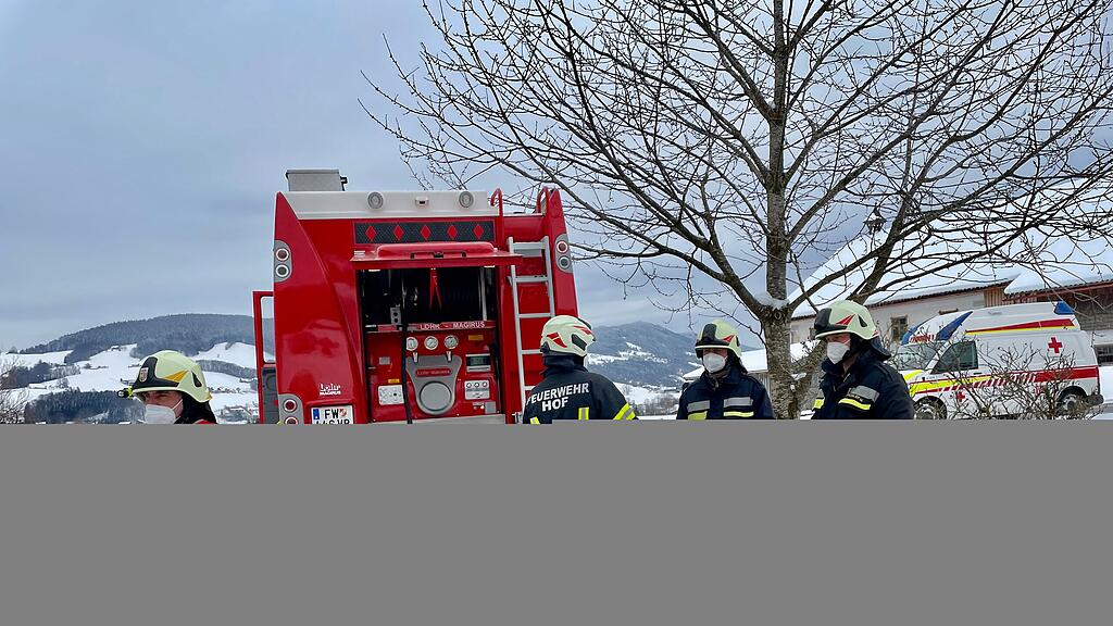 Brand Bauernhof Hof bei Mondsee