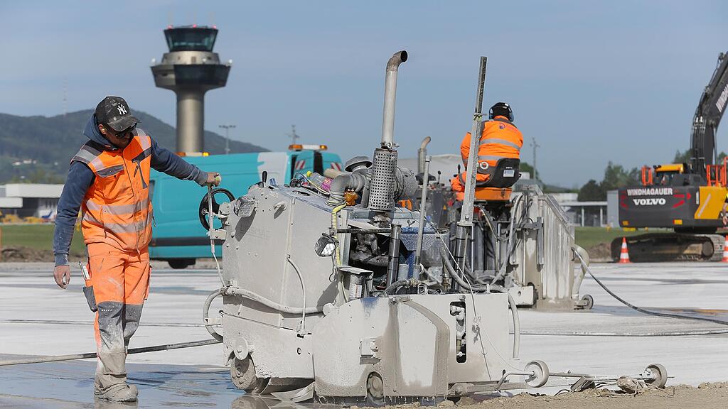 Sanierung, Salzburg Airport
