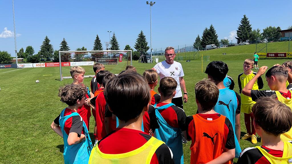 Ralf Rangnick, Kindertraining Seekirchen