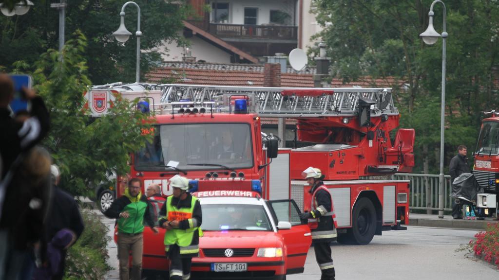 Feuerwehrübung in Trostberg