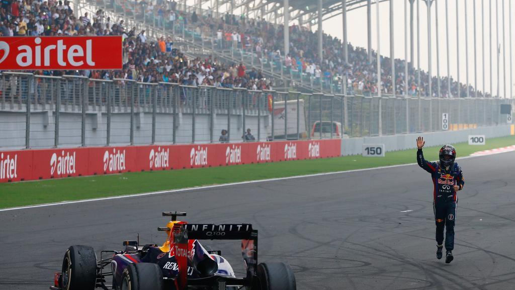 Formel 1: Vettel holte sich mit Sieg in Indien vierten WM-Titel