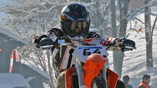 Wintermotocross in Gosau