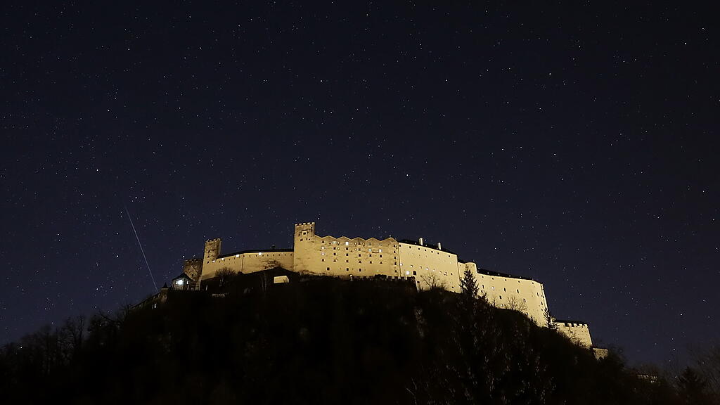 Sternschnuppen über Salzburg