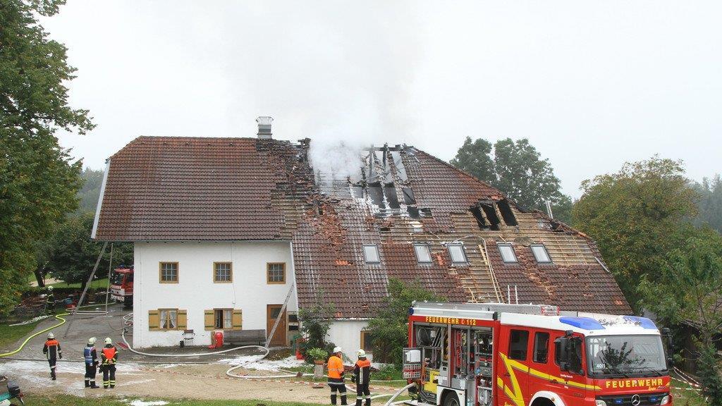 Bilder der Löscharbeiten