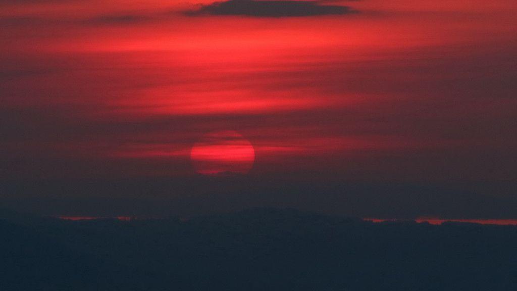 Sonnenuntergang am Gaisberg