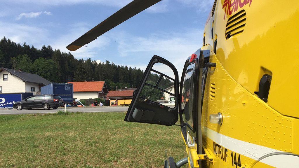 Motorradunfall in Schneegattern