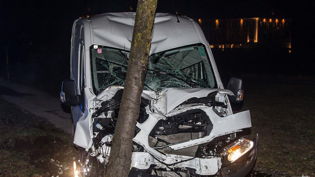 Unfall mit Transporter in Morzger Straße