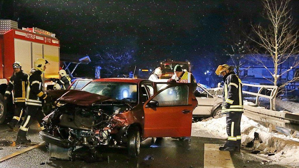 Schwerer Crash auf B306
