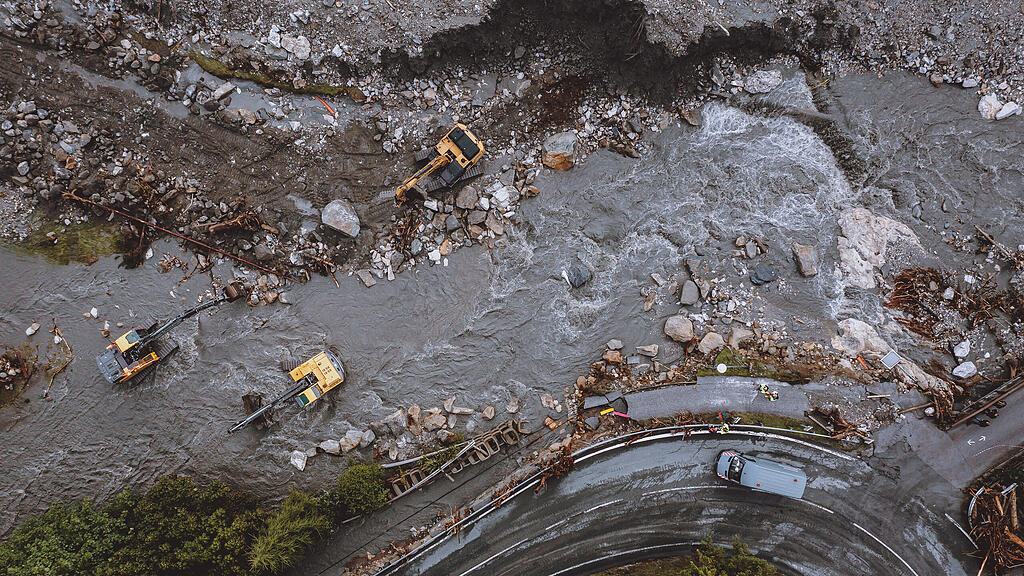 Unwetter Wald im Pinzgau