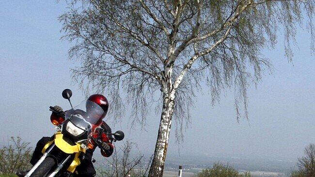 Sommerliches Wetter lockt Biker auf die Straßen.