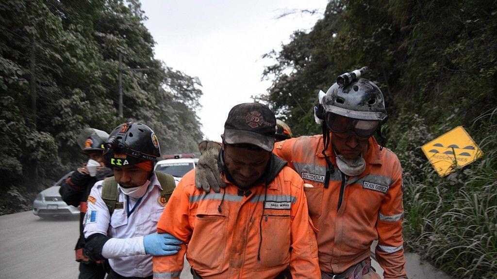Feuervulkan in Guatemala ausgebrochen