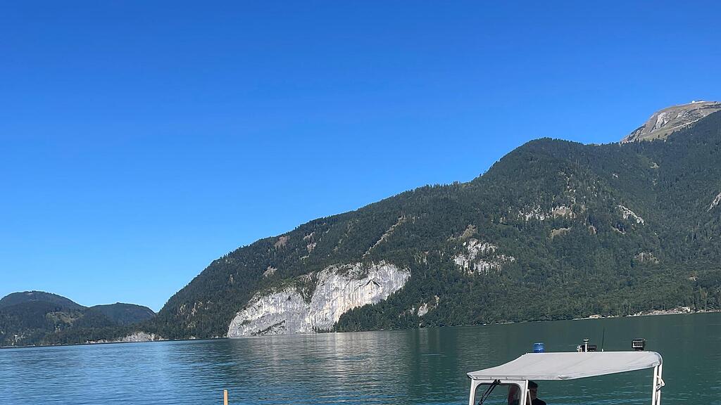 Bootsbergung am Wolfgangsee