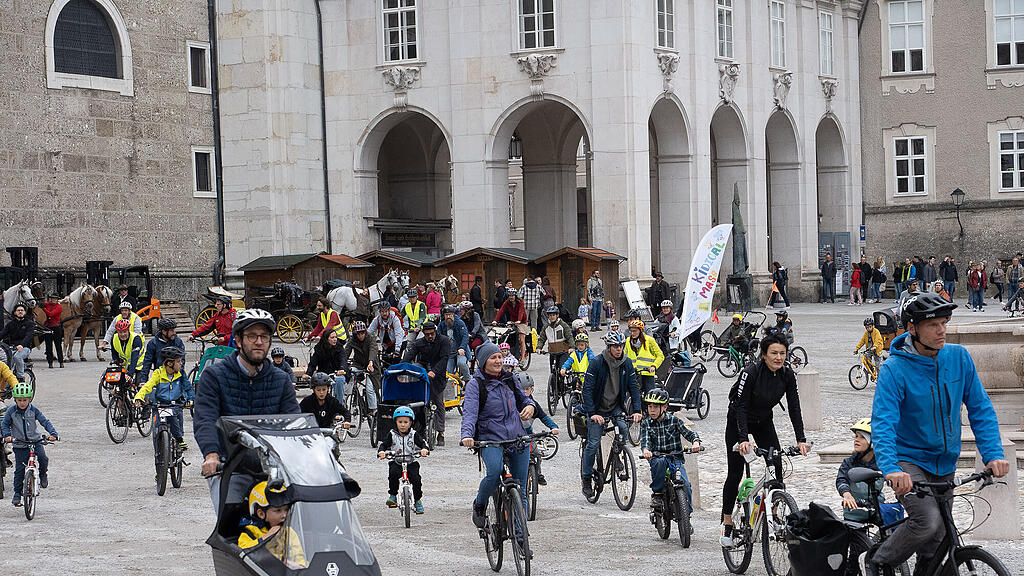 "Kidical Mass" in Salzburg